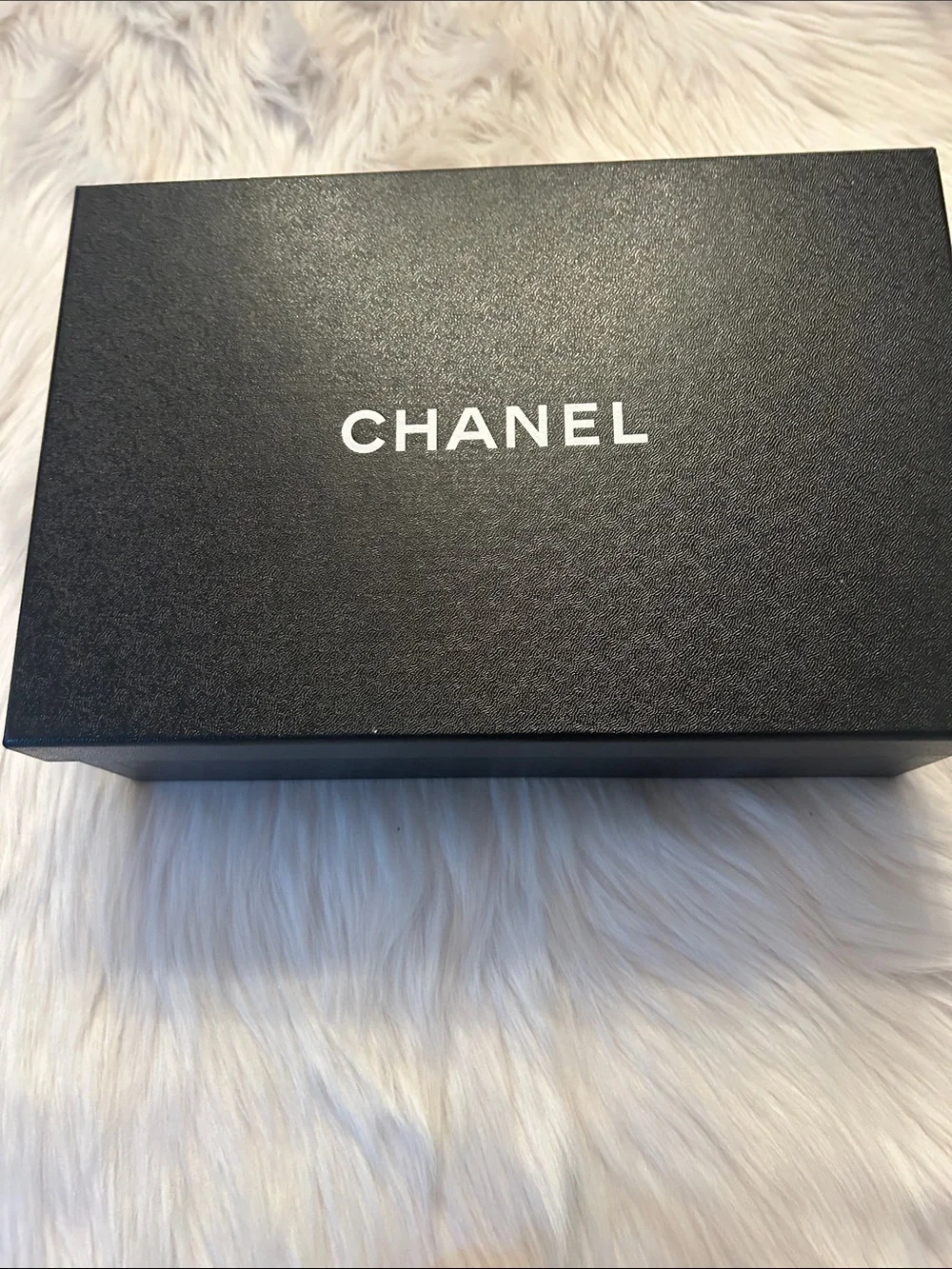 CHANEL tan leather